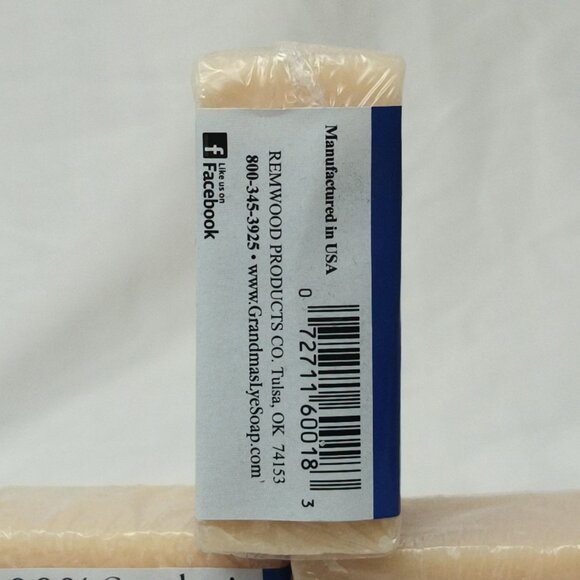 PACK OF 3 Pure Lye Bar Soap 6 Oz  by Grandmas Pure & Natural NEW - Picture 4 of 4